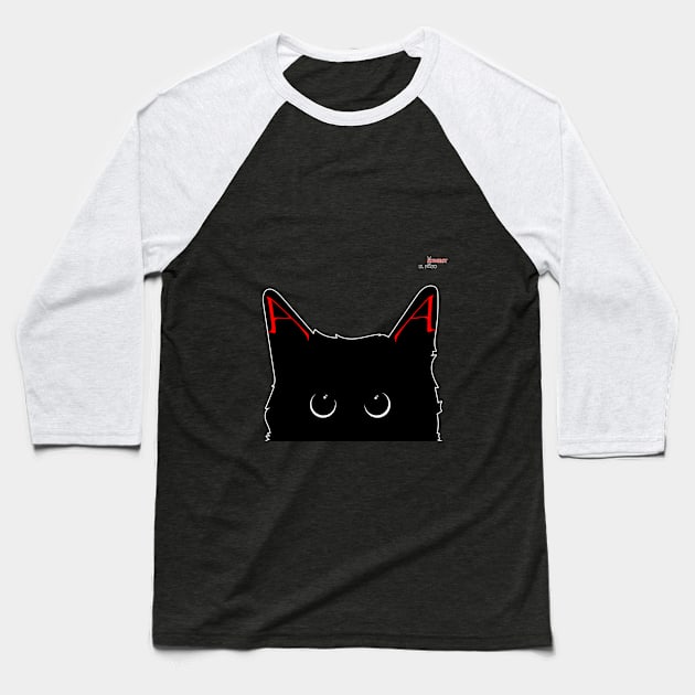 Atheist kitty paws Baseball T-Shirt by EPAtheist